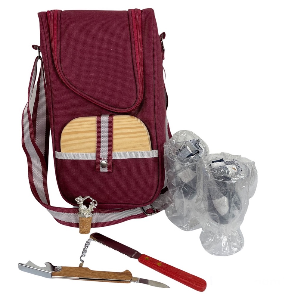 Picnic at Ascot Insulated Picnic Wine Charcuterie Board Cheese Bag